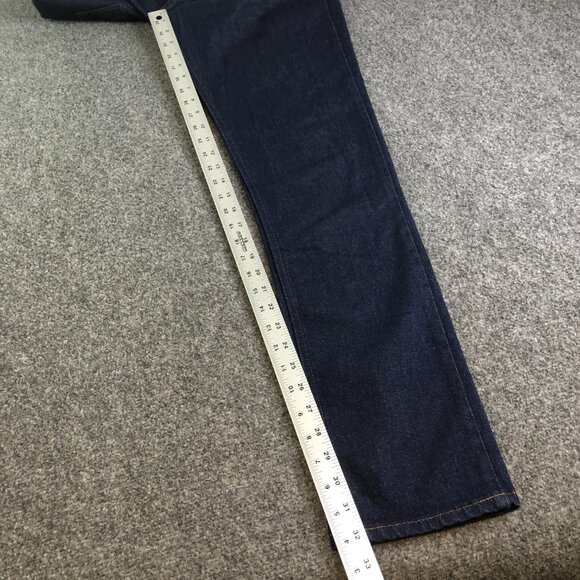 Mott and Bow Boyfriend Jeans Womens 28x32 Blue Denim Dark Wash Stretch Casual - Picture 7 of 11